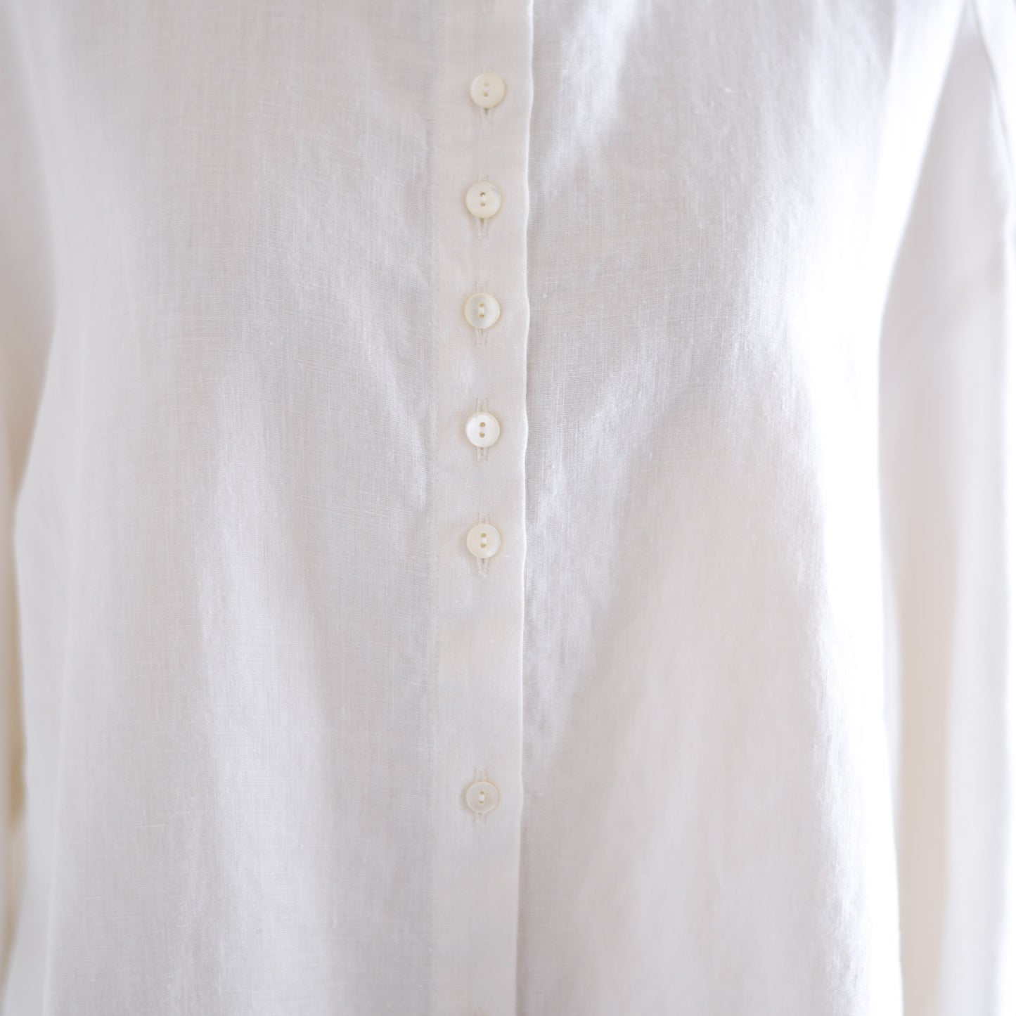 リネンタックカラーブラウス Off White