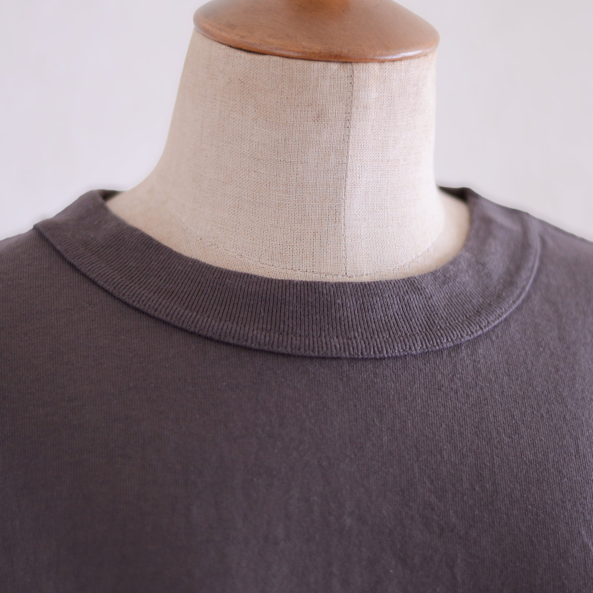 コットンローポケットTシャツ Brown