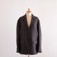 シルクネップホームスパンテーラードジャケット Dark Brown