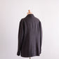 シルクネップホームスパンテーラードジャケット Dark Brown