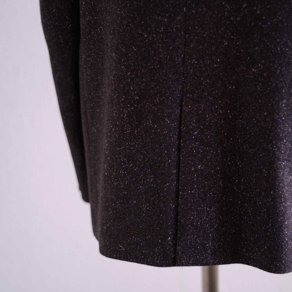 シルクネップホームスパンテーラードジャケット Dark Brown