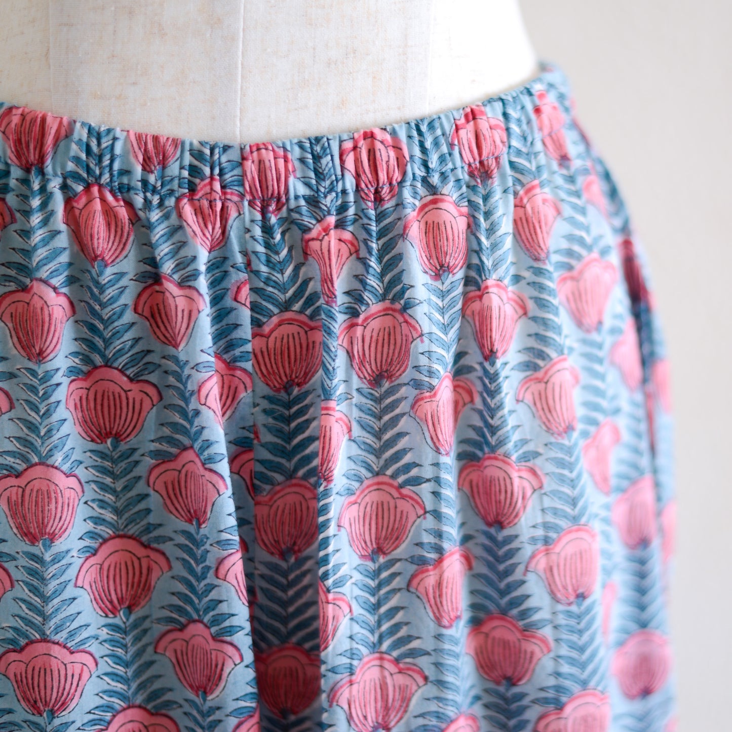 コットンハンドプリンティッドパジャマ Tulip Vine