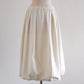 Cotton Parachute Skirt in Ivory
