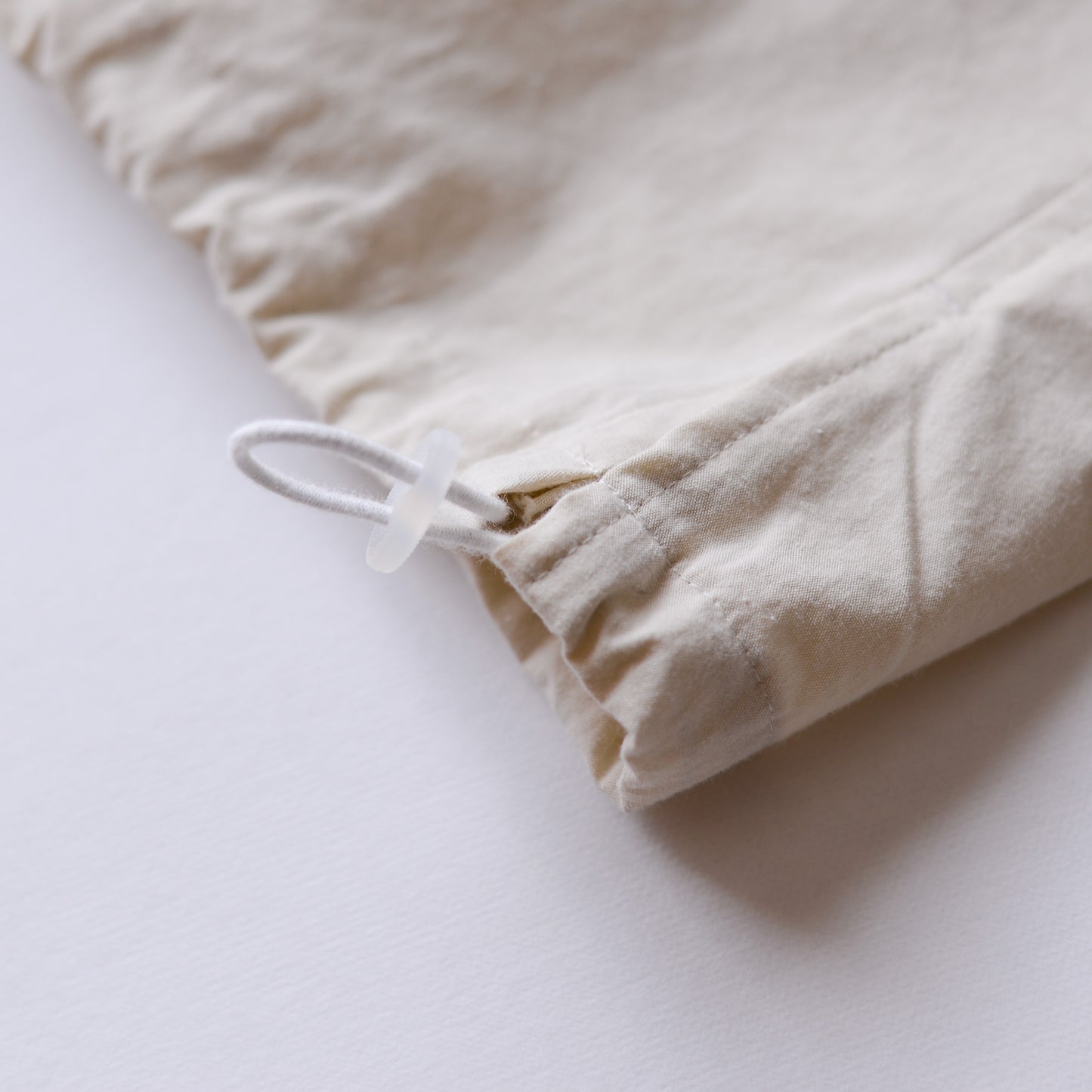 Cotton Parachute Skirt in Ivory