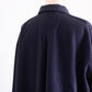 ウールプチカラーオーバーブラウス Black