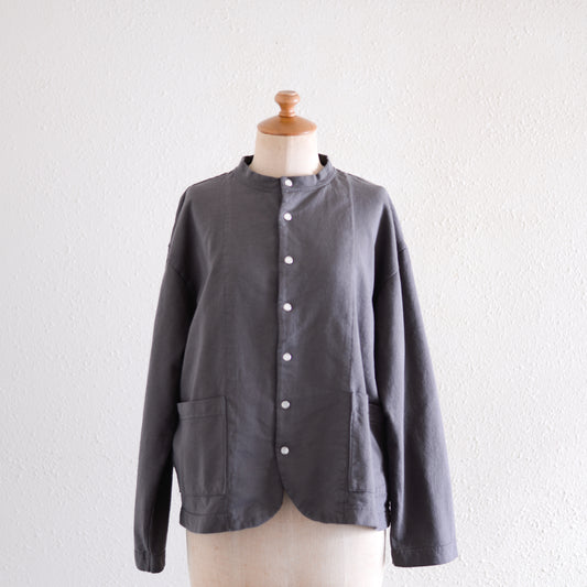 コットンスナップジャケット Charcoal Gray