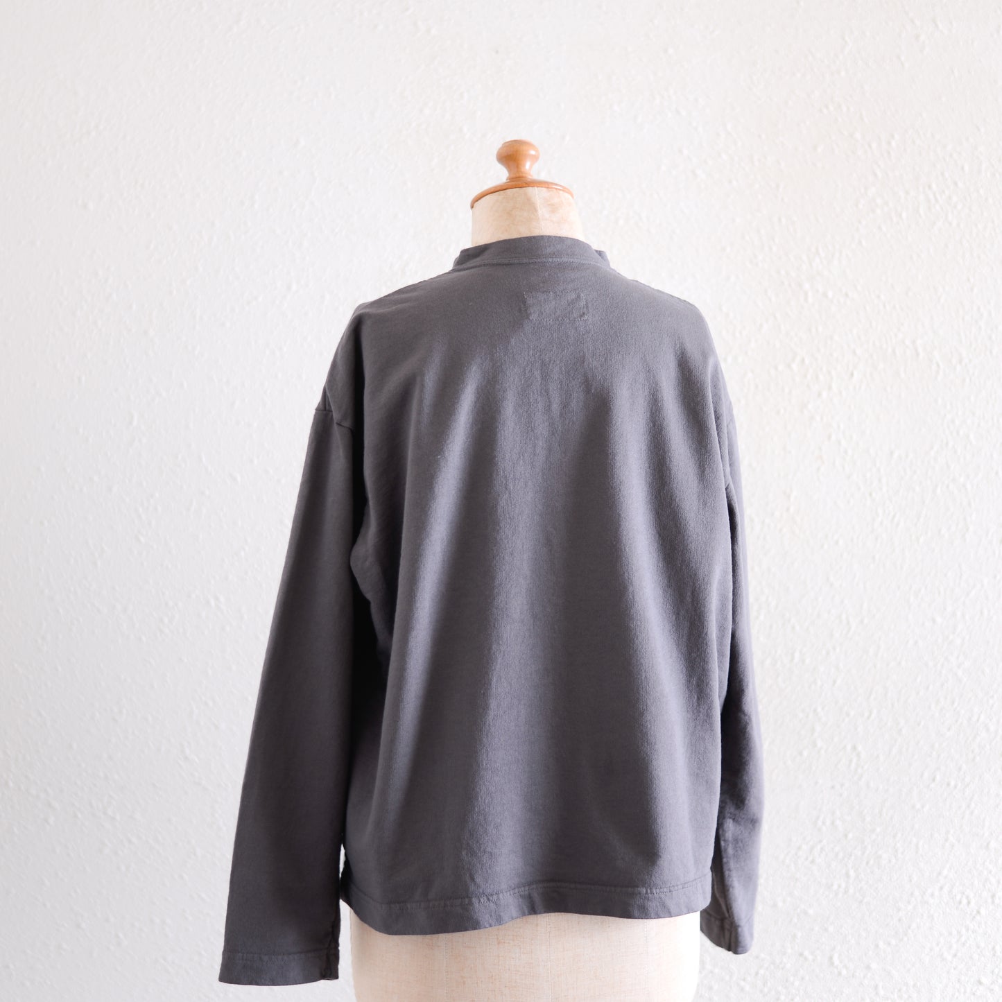コットンスナップジャケット Charcoal Gray