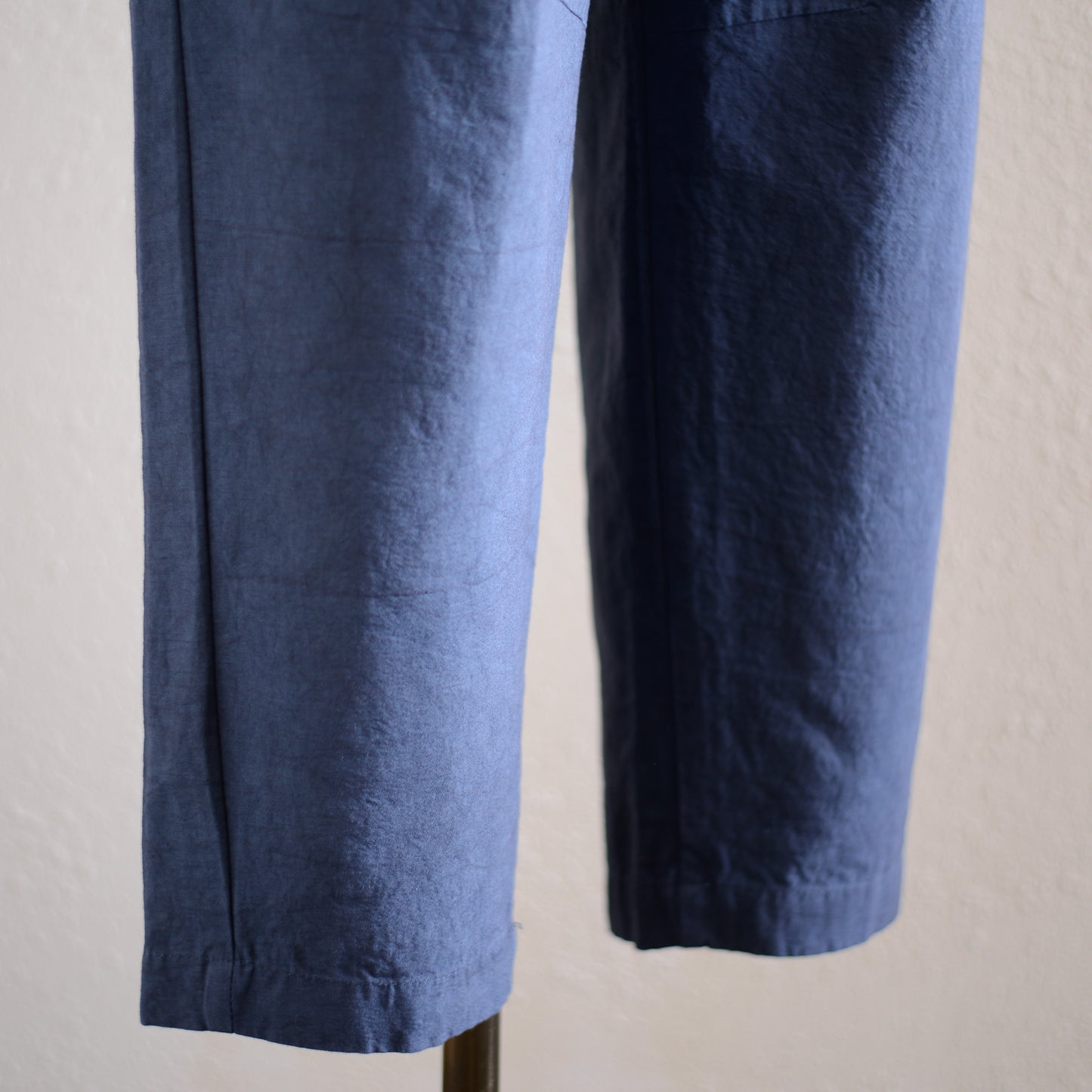 コットンリネンワークパンツ Navy