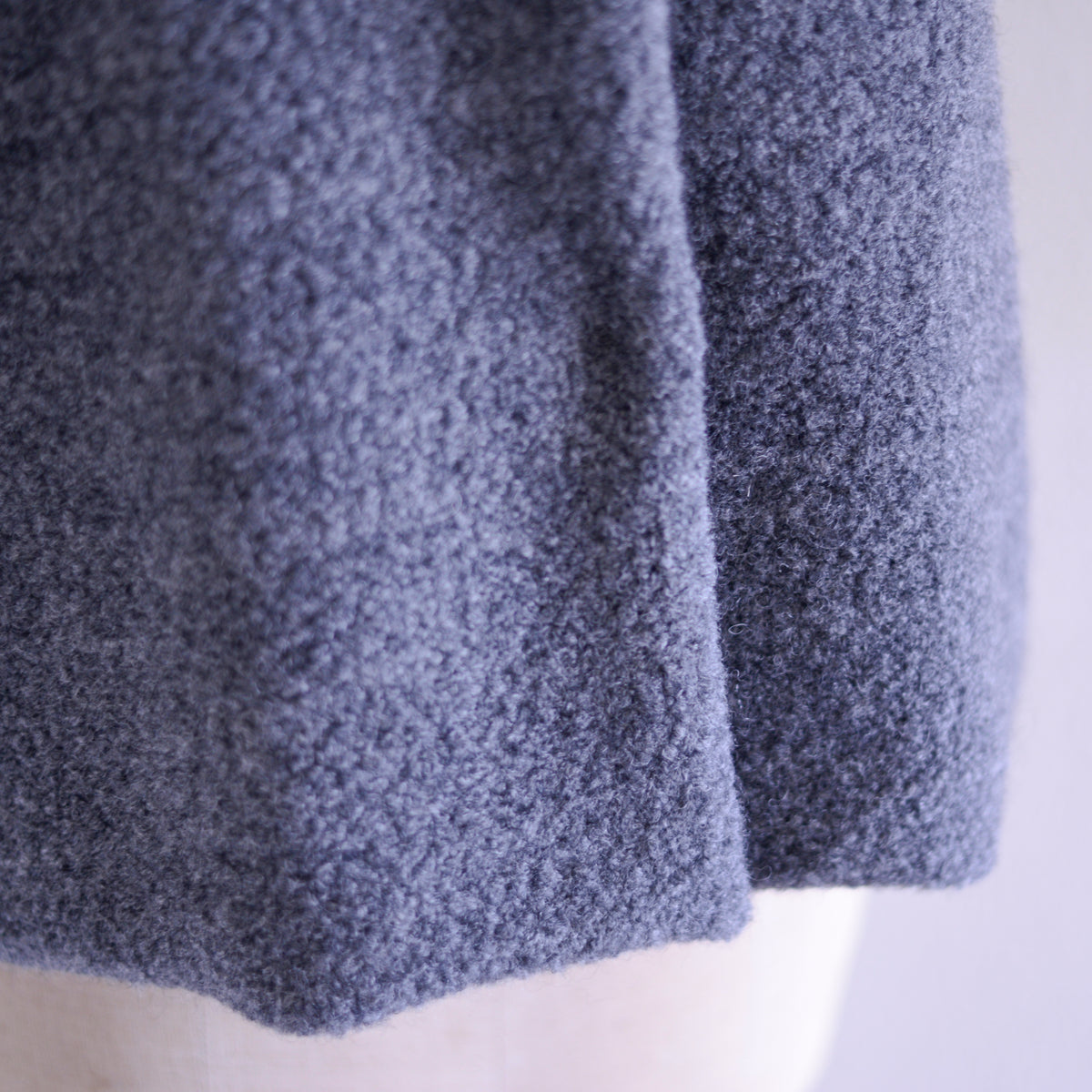 ブリティッシュウールコットンクルーベスト Charcoal Gray