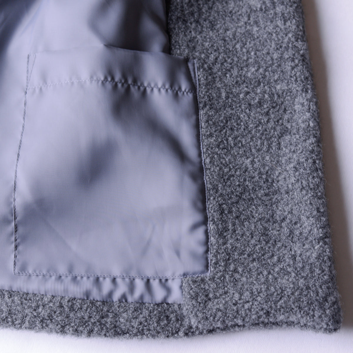 ブリティッシュウールコットンクルーベスト Charcoal Gray