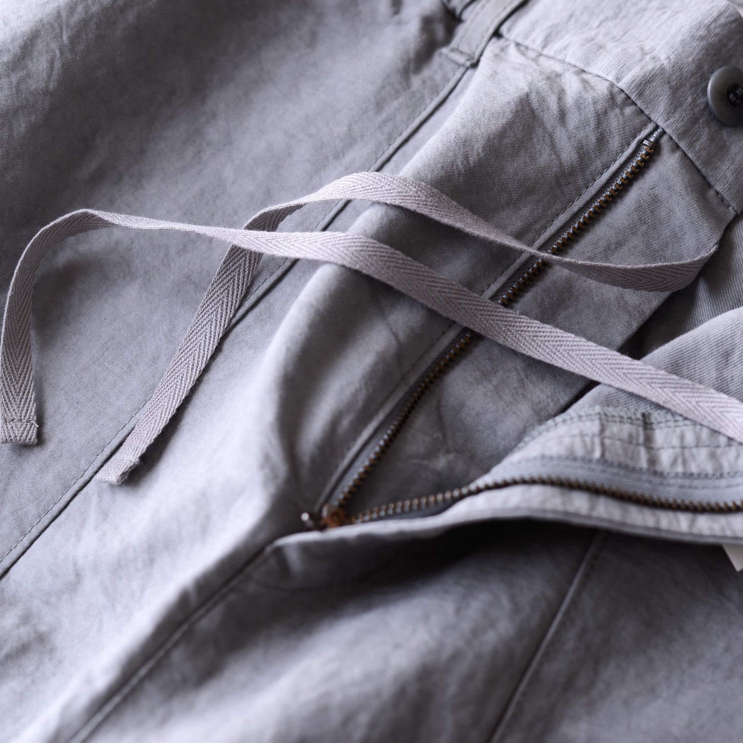 コットンリネンワークパンツ Gray