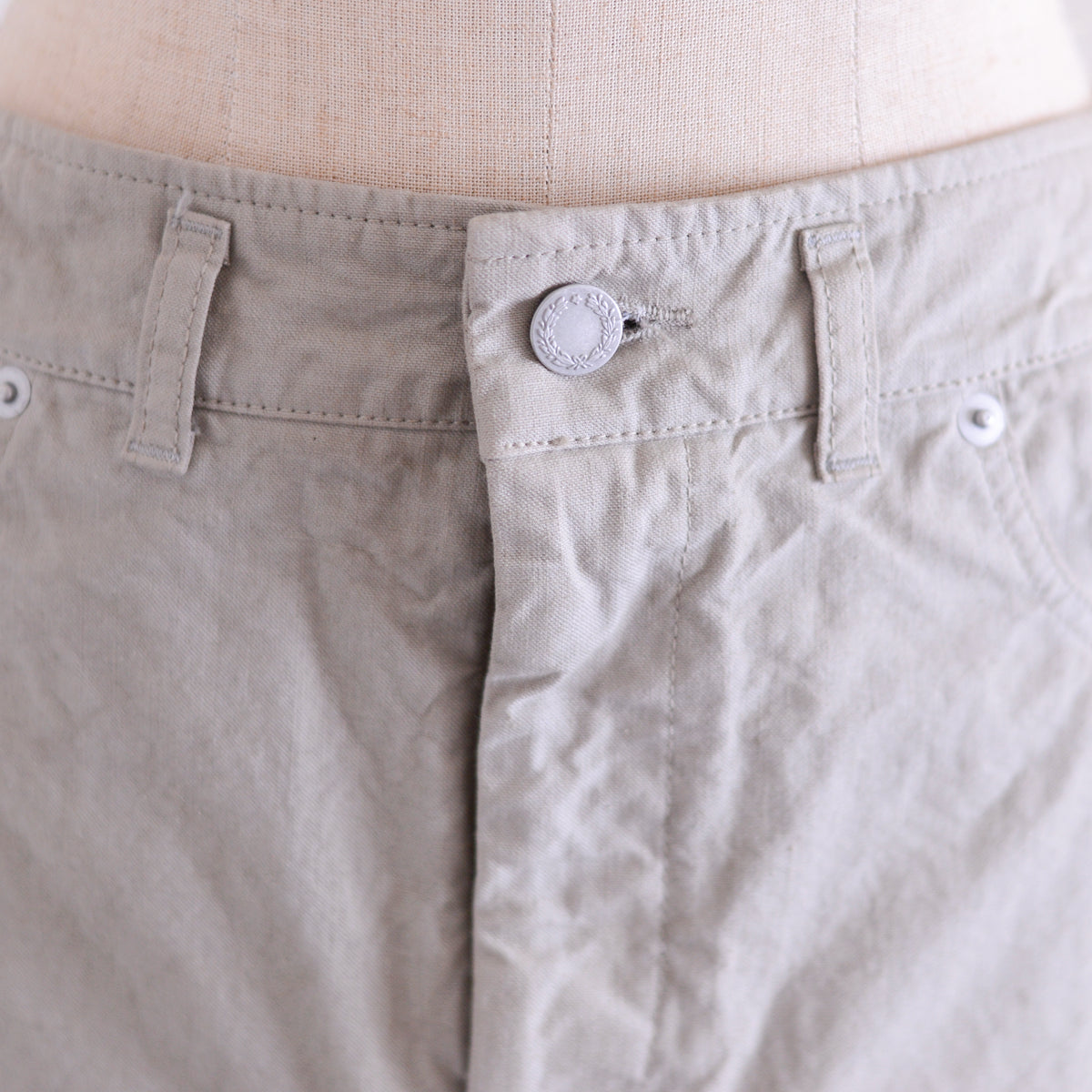 コットンタイトロングスカート Gray