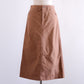 コットンタイトロングスカート Brown