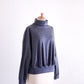 ウールタートルネックプルオーバー Gray Melange