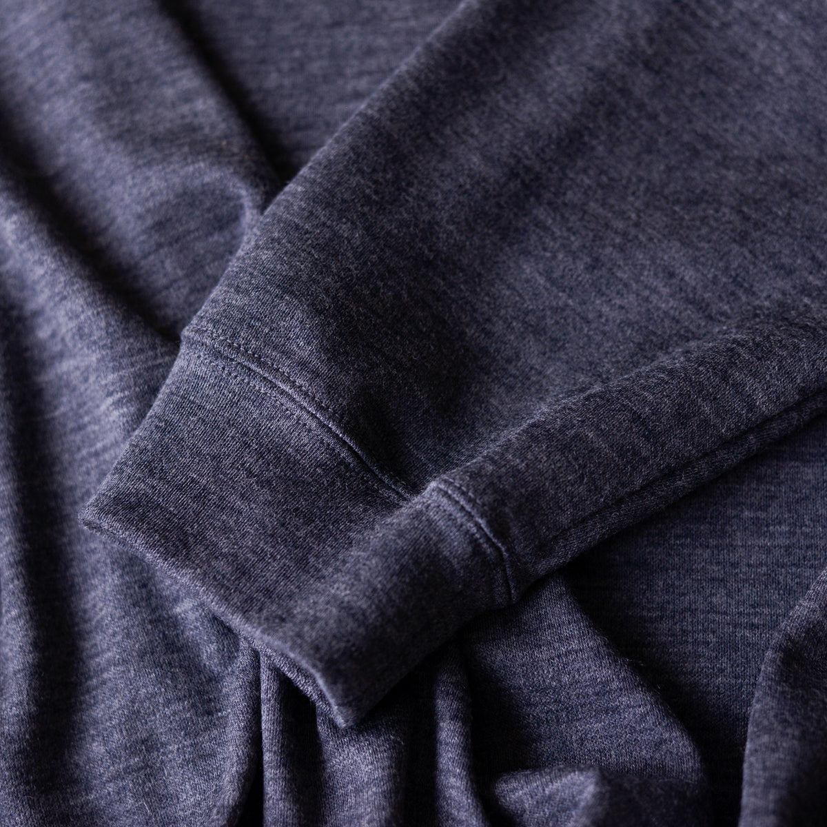 ウールタートルネックプルオーバー Gray Melange