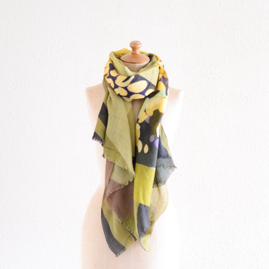 ウールヴェジタブルストール Corn