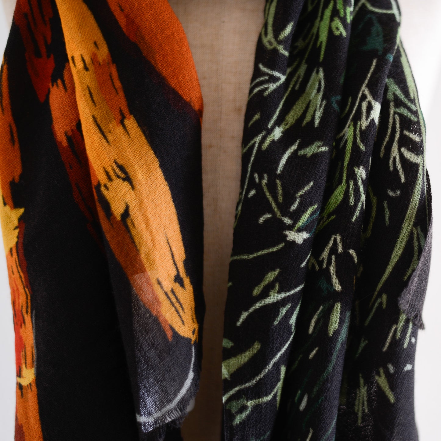 ウールヴェジタブルストール Carrots