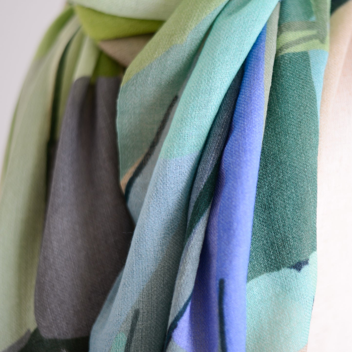 ウールヴェジタブルストール Leeks