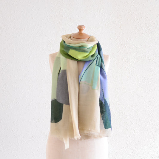 ウールヴェジタブルストール Leeks