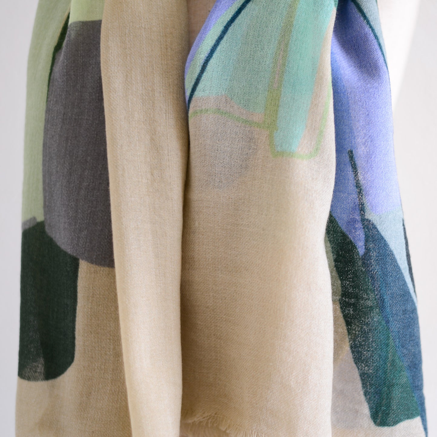 ウールヴェジタブルストール Leeks