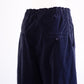 Brushed Cotton Curved Pants Black