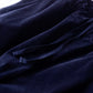 Brushed Cotton Curved Pants Black