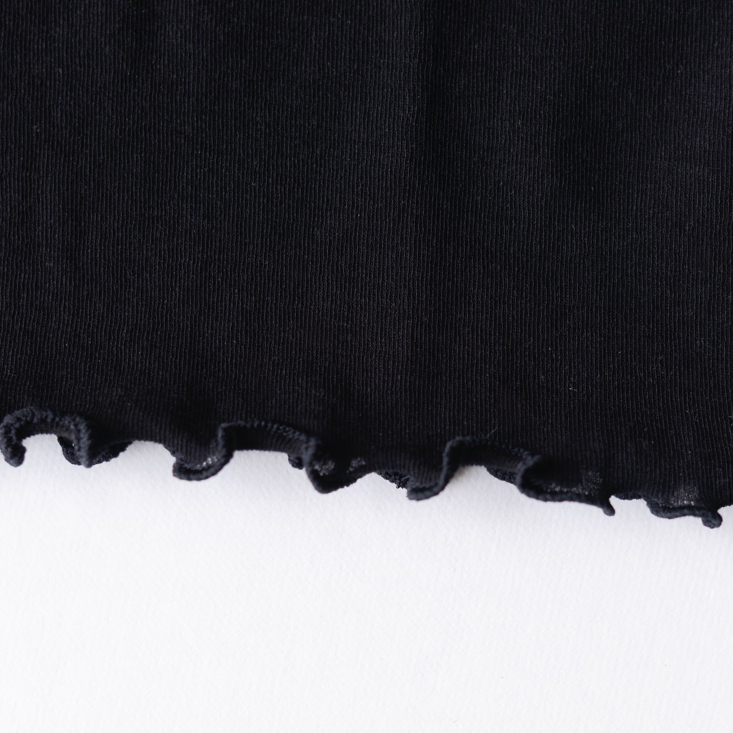 ストレッチコットンフレンチプルオーバー Black