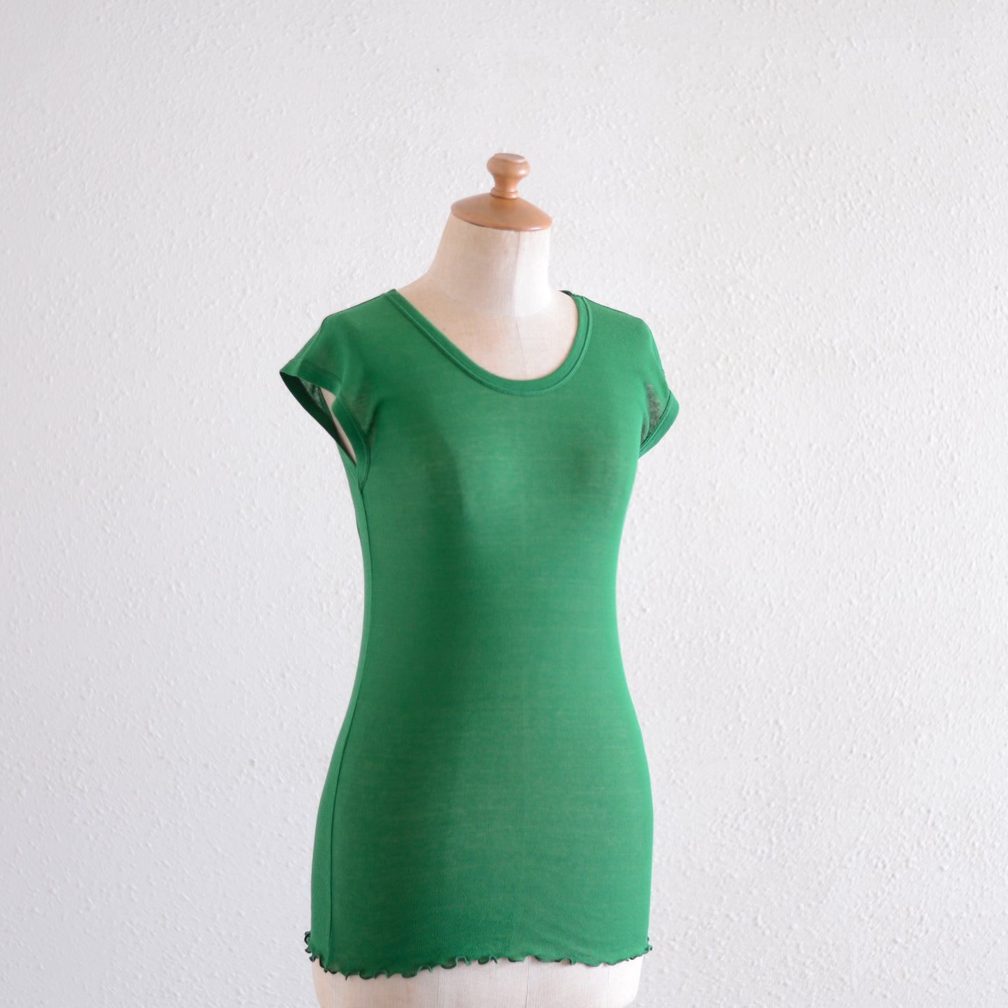 ストレッチコットンフレンチプルオーバー Green