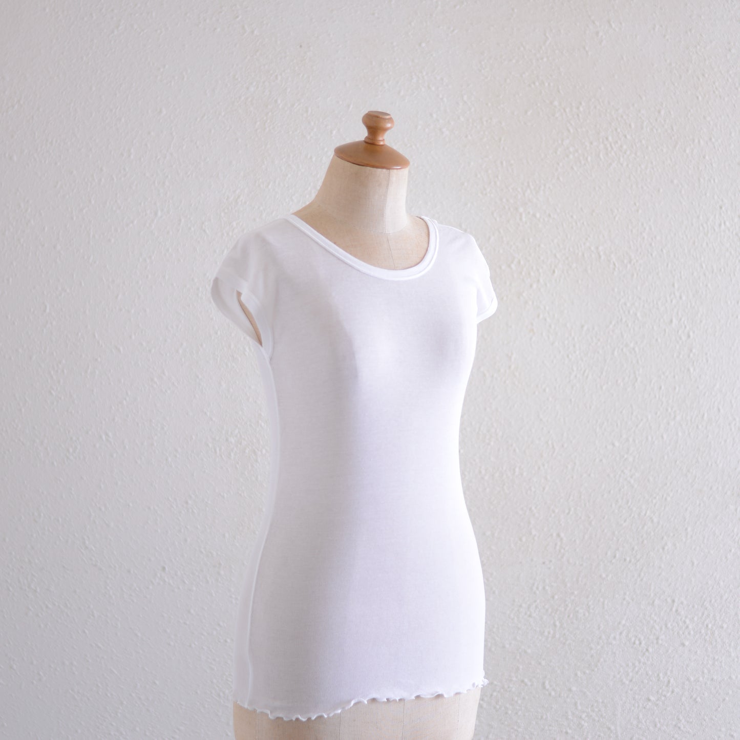 ストレッチコットンフレンチプルオーバー Off White