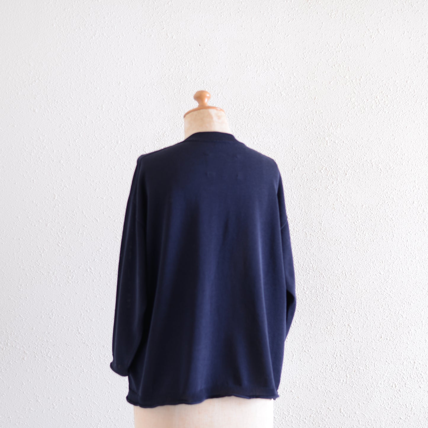 コットンホールガーメントポケットプルオーバーNavy