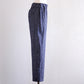 Linen cotton denim wide pants Indigo