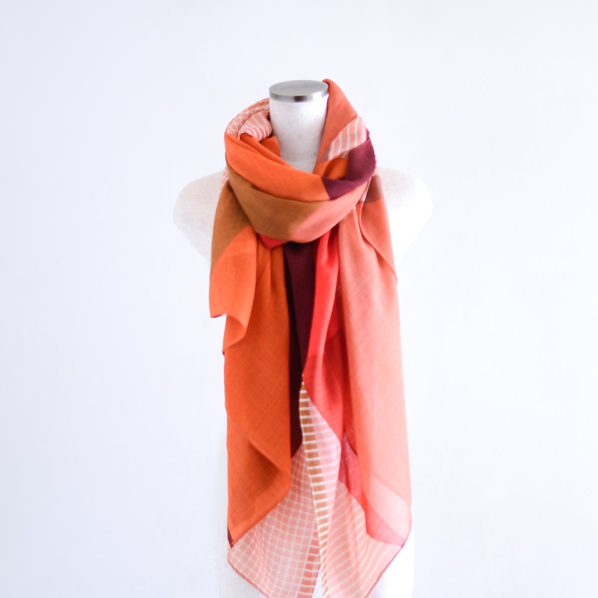 ウールショールサーフェイス Coral