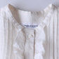リネンラミータックフリルブラウス Off White