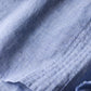 リネンラミータックフリルブラウス Blue