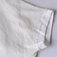 コットンリネン布帛Tシャツ Off White