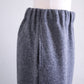ウールナイロンリブヘムパンツ Gray Melange