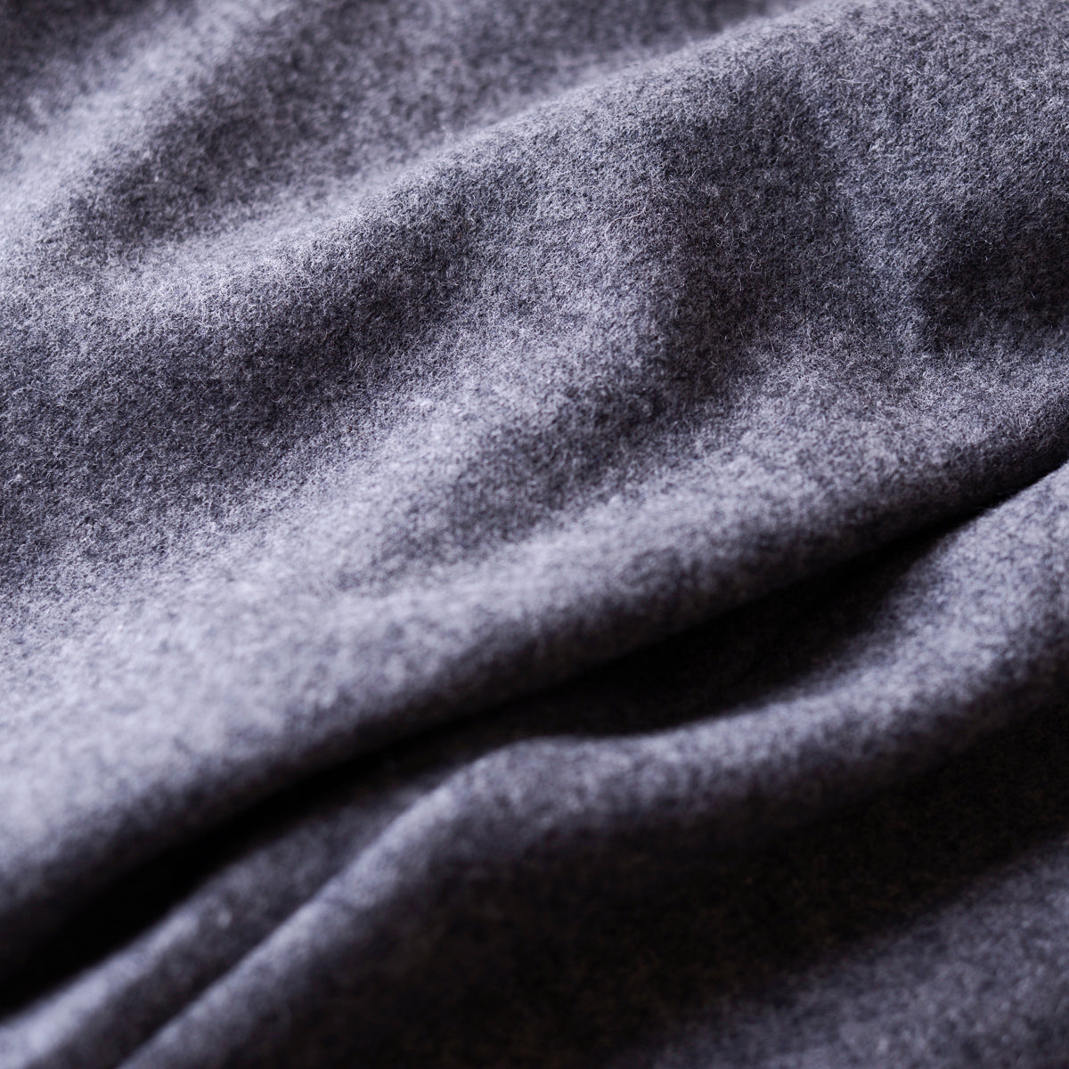 ウールナイロンリブヘムパンツ Gray Melange