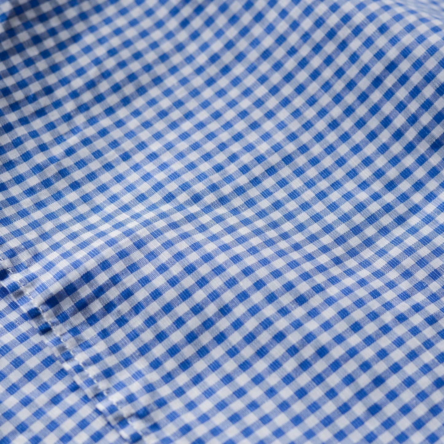 コットンリネンリラックスシャツ Off White×Blue