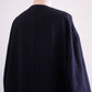 コットンウールダブルロングコート Black