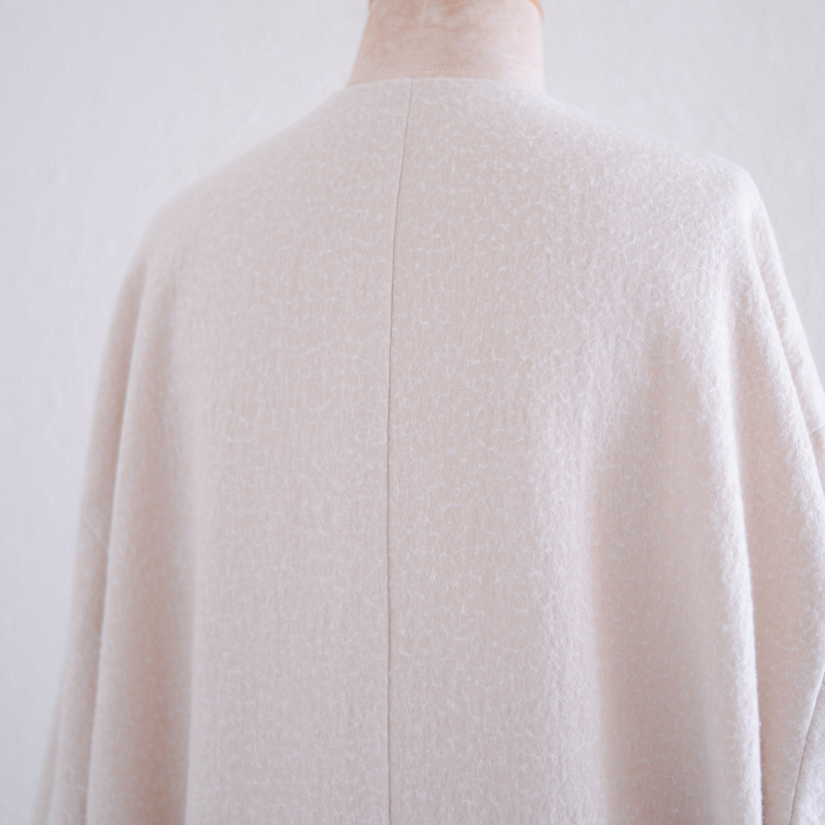 コットンウールダブルロングコート Light Beige