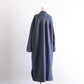 ソフトウールノーカラーコート Charcoal Gray
