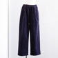 Corduroy wide pants Purple
