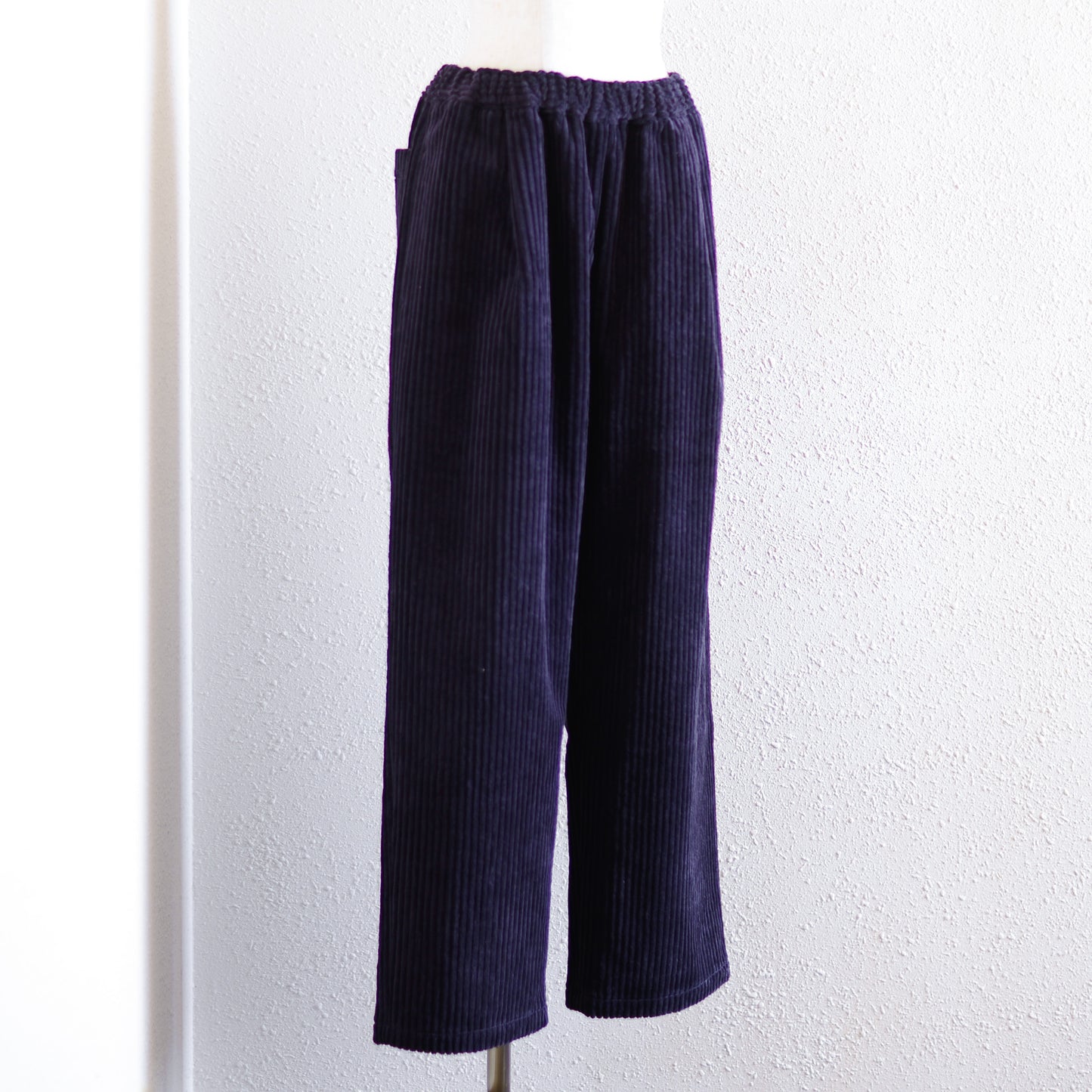 Corduroy wide pants Purple