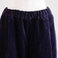 Corduroy wide pants Purple