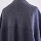 ソフトウールノーカラーコート Charcoal Gray
