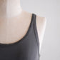 コットンチュールタンクトップ Charcoal Gray