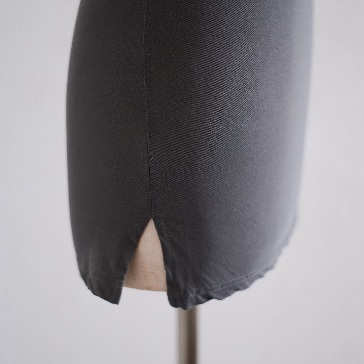 コットンチュールタンクトップ Charcoal Gray