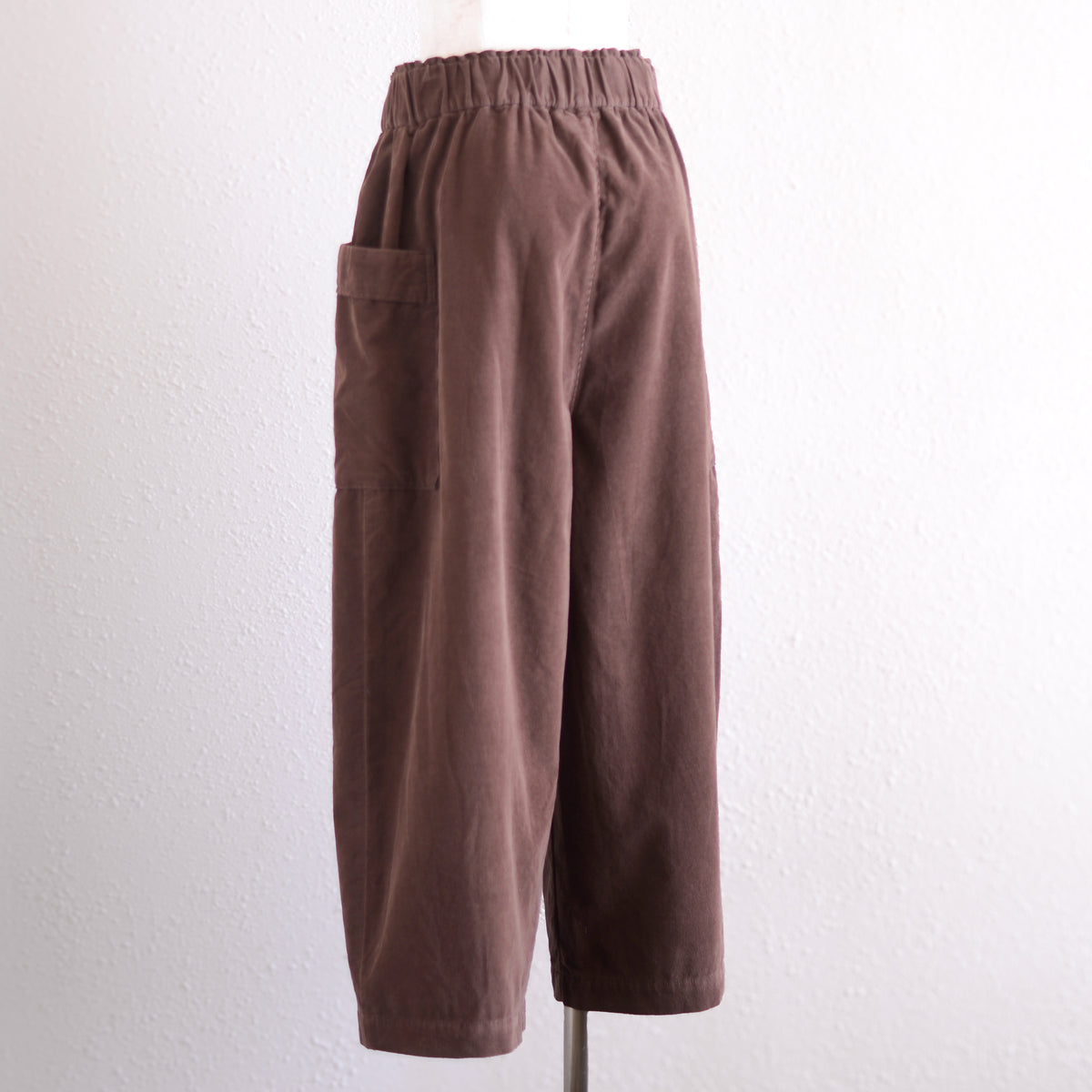 코튼 사이드 포켓 이지 팬츠 Brown