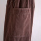코튼 사이드 포켓 이지 팬츠 Brown