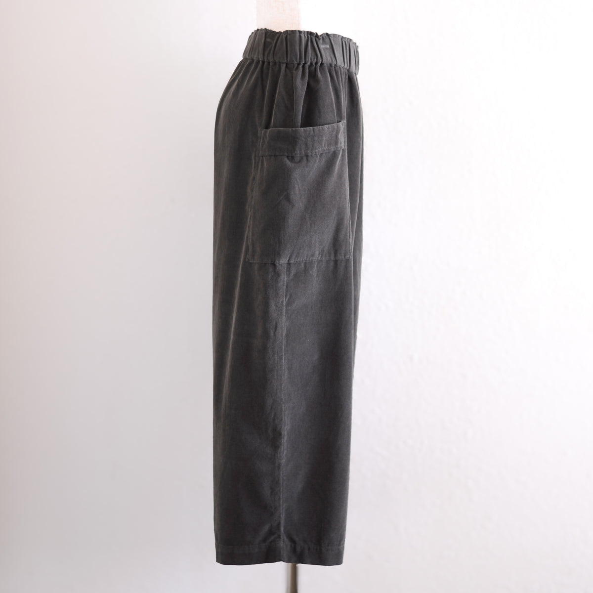 コットンサイドポケットイージーパンツ Charcoal Gray